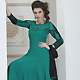 Turquoise Green Georgette Readymade Churidar Kameez with Dupatta