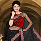 Black Net Saree with Blouse