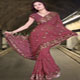 Designer resham and dhaga work saree