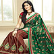 Elevate color matching saree with stunning design and pattern