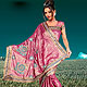 Fancy saree with sitara floral pattern