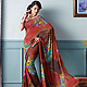 A Simple and Splendid georgette saree