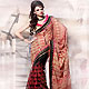 Fawn Faux Georgette Saree with Blouse